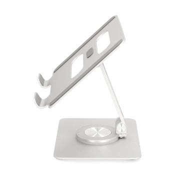 Tablet Standaard Standaard Draai- en Kantelbaar Zilver - Nedis