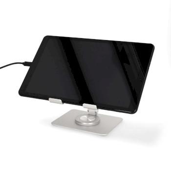 Tablet Standaard Standaard Draai- en Kantelbaar Zilver - Nedis