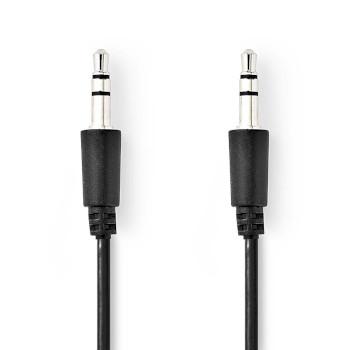 Câble audio stéréo 3,5 mm Mâle 3,5 mm Mâle Nickelé 1,00 m Rond - Nedis