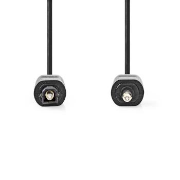 Câble audio optique TosLink Mâle Mini-Toslink 1,00 m Rond PVC - Nedis