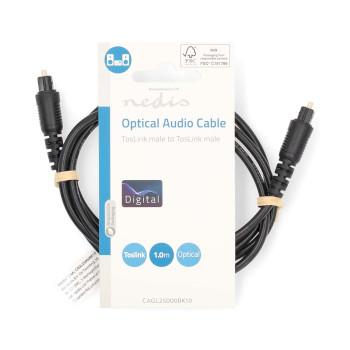 Optische Audiokabel TosLink Male TosLink Male 1.00 m Rond PVC - Nedis