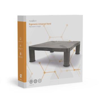 Monitorstandaard Ergonomie: Yes Maximaal draagvermogen: 18 kg - Nedis