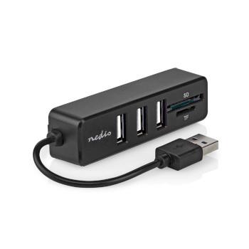 Hub USB 1x USB-A 3x USB A Femelle 5 ports USB 2.0 USB - Nedis