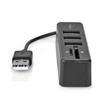 Hub USB 1x USB-A 3x USB A Femelle 5 ports USB 2.0 USB - Nedis