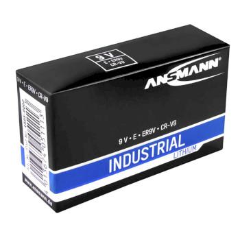 9V industriële lithiumbatterij 5-pak - Ansmann