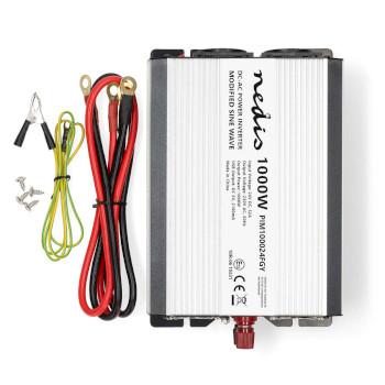Convertisseur Onde Sinusoïdale Modifiée Tension d'entrée : 24 V DC Appareil - Nedis