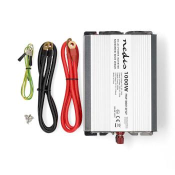 Convertisseur Onde Sinusoïdale Modifiée Tension d'entrée : 12 V DC Appareil - Nedis