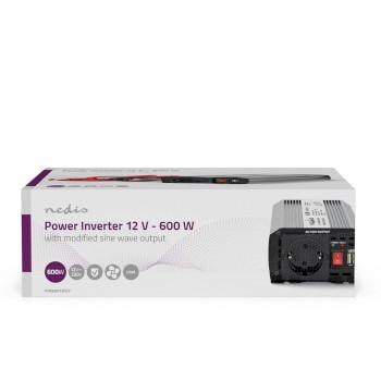 Convertisseur Onde Sinusoïdale Modifiée Tension d'entrée : 12 V DC Appareil - Nedis