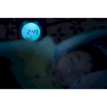 Réveil-veilleuse et entraîneur de sommeil blanc - Alecto