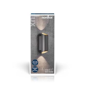 Nico Ronde 22 Wandlamp Zwart - Nordlux