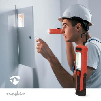 Lampe de travail 4 W Alimentée par batterie 5 V DC N/A Rechargeable Durée d'éclairage : - Nedis