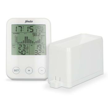 Weerstation met draadloze sensor Zwart / Grijs - Alecto