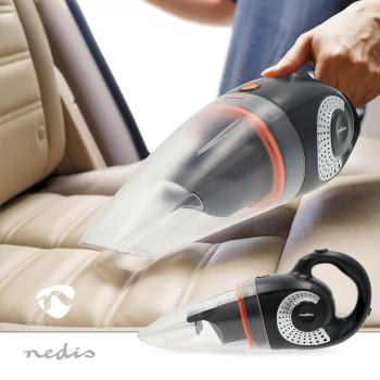 Handstofzuiger 90 W Oplaadbaar Droog / Nat Li-Ion Grijs / Oranje - Nedis