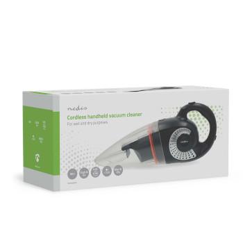 Handstofzuiger 90 W Oplaadbaar Droog / Nat Li-Ion Grijs / Oranje - Nedis