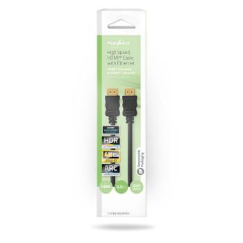 Câble HDMI™ haute vitesse avec Ethernet Connecteur HDMI™ HDMI™ - Nedis