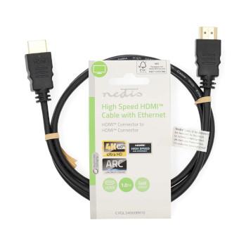 Câble HDMI™ haute vitesse avec Ethernet Connecteur HDMI™ HDMI™ - Nedis