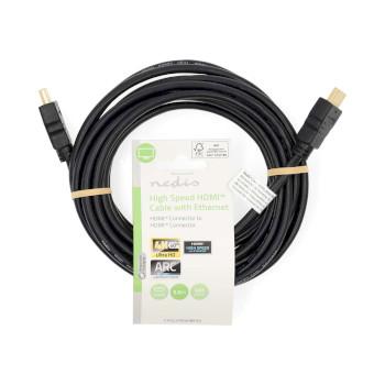 Câble HDMI™ haute vitesse avec Ethernet Connecteur HDMI™ HDMI™ - Nedis