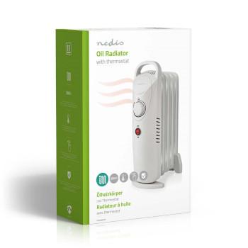 Radiateur à huile mobile 500 W 5 ailettes Thermostat réglable 1 - Nedis