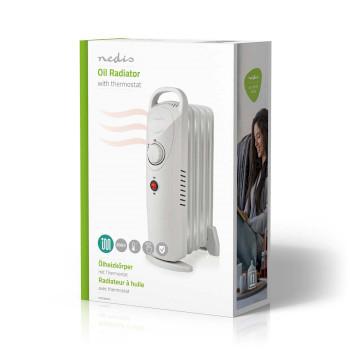 Radiateur à huile mobile 500 W 5 ailettes Thermostat réglable 1 - Nedis