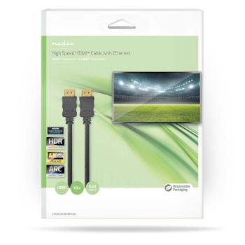 Câble HDMI™ haute vitesse avec Ethernet Connecteur HDMI™ HDMI™ - Nedis