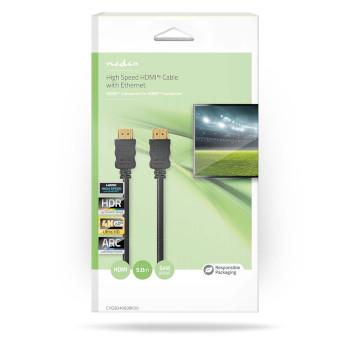 Câble HDMI™ haute vitesse avec Ethernet Connecteur HDMI™ HDMI™ - Nedis
