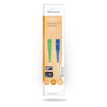 Glasvezel Patchkabel SMF (Single Mode Phase) SC/APC SC/UPC 100 - Nedis