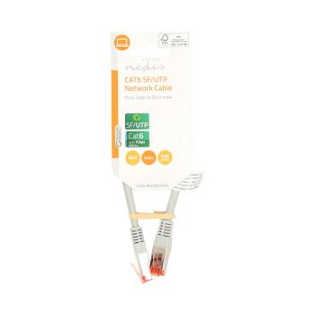 Câble réseau CAT6 RJ45 Mâle RJ45 Mâle SF/UTP 0.25 m Rond PVC - Nedis