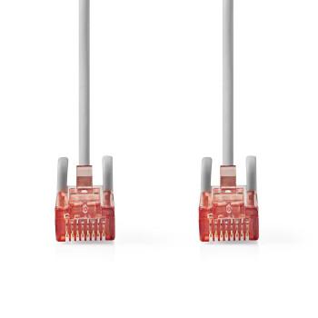 Câble réseau CAT6 RJ45 Male RJ45 Male U/UTP 1,00 m Rond PVC - Nedis