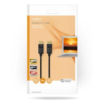 DisplayPort-Kabel DisplayPort Male DisplayPort Male 8K@60Hz - Nedis
