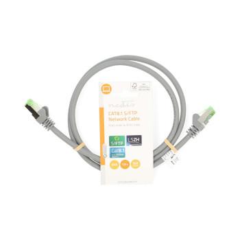 Câble réseau Cat 8.1 S/FTP RJ45 Male RJ45 Male 1,00 m Rond - Nedis
