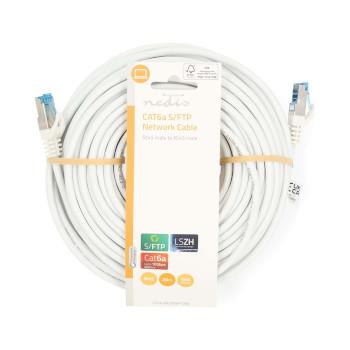 Câble réseau CAT6a S/FTP RJ45 Mâle RJ45 Mâle 20,0 m Snagless - Nedis