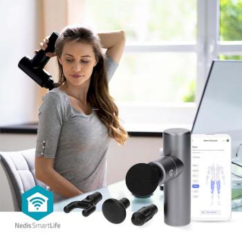 SmartLife Sportmassagepistolet Alimenté par batterie N/A Rechargeable 5 Massages - Nedis