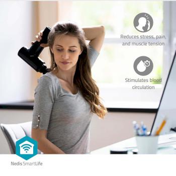 SmartLife Sportmassagepistolet Alimenté par batterie N/A Rechargeable 5 Massages - Nedis