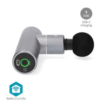 SmartLife Sportmassagepistolet Alimenté par batterie N/A Rechargeable 5 Massages - Nedis