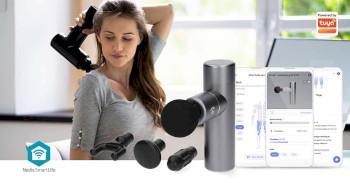 SmartLife Sportmassagepistolet Alimenté par batterie N/A Rechargeable 5 Massages - Nedis