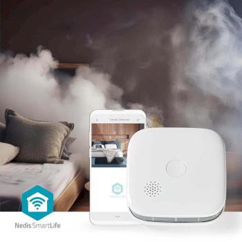 SmartLife Détecteur de fumée Wi-Fi Alimenté par batterie Cycle de vie du capteur : 10 - Nedis