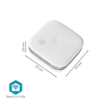 SmartLife Détecteur de fumée Wi-Fi Alimenté par batterie Cycle de vie du capteur : 10 - Nedis