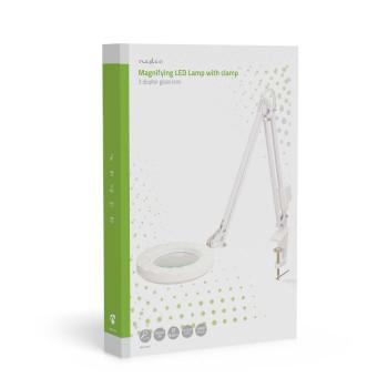 Lampe loupe de table Puissance de la lentille : 3 dioptries 6500 K 6 W 700 lm Blanc - Nedis