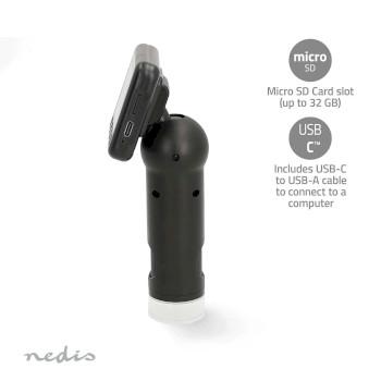 Microscope Camera Maximum battery play time: 5 hrs Built-in microphone - Nedis