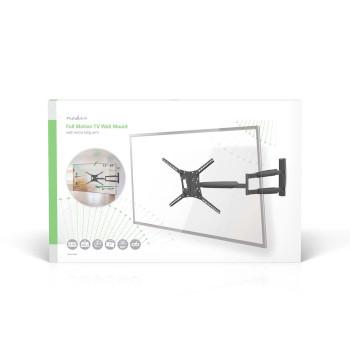 Support mural TV pivotant et inclinable 13 - 86  Poids d'écran maximal : - Nedis