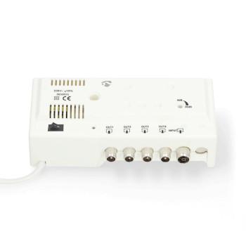 Amplificateur CATV Gain : 20 dB 47 - 694 MHz Sorties : 4 - Nedis