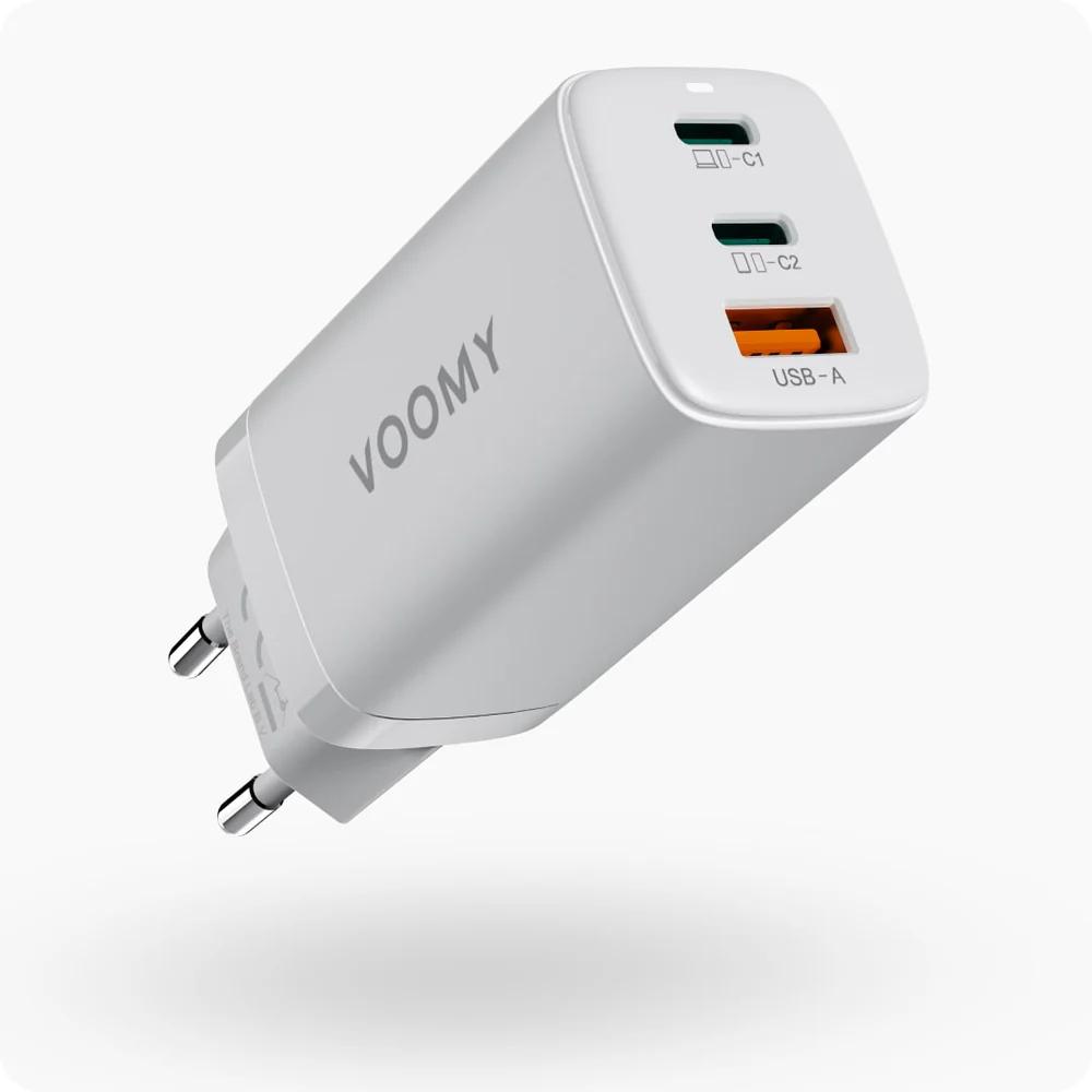 USB C + A oplader