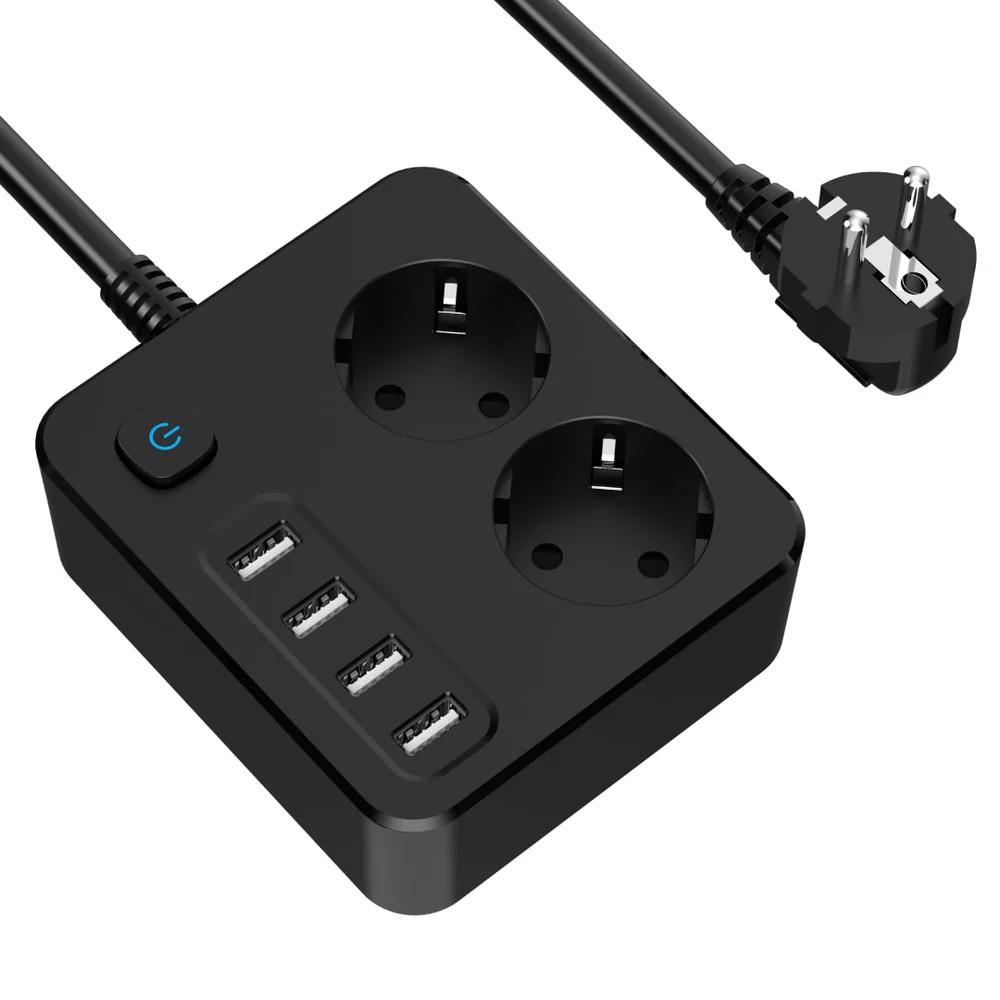 Stekkerdoos - 2-voudig - USB - Voomy