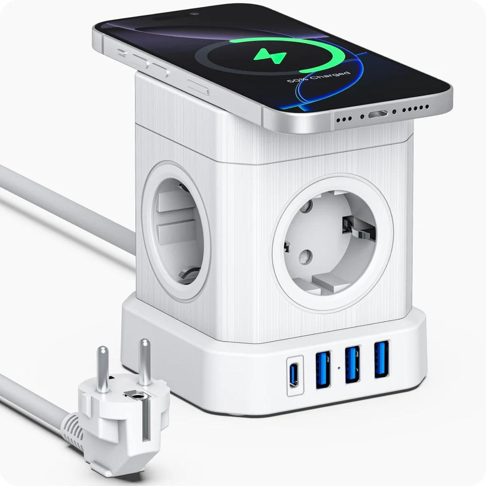 Stekkerdoos - 5-voudig - USB - Voomy