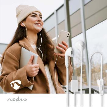 Bedrade Koptelefoon USB-C™ Kabellengte: 1.20 m Ingebouwde - Nedis