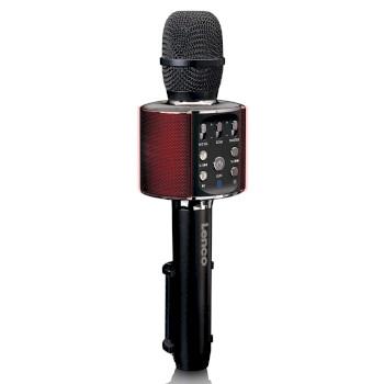 Bluetooth® karaokemicrofoon met luidspreker & verlichting Zwart - Lenco