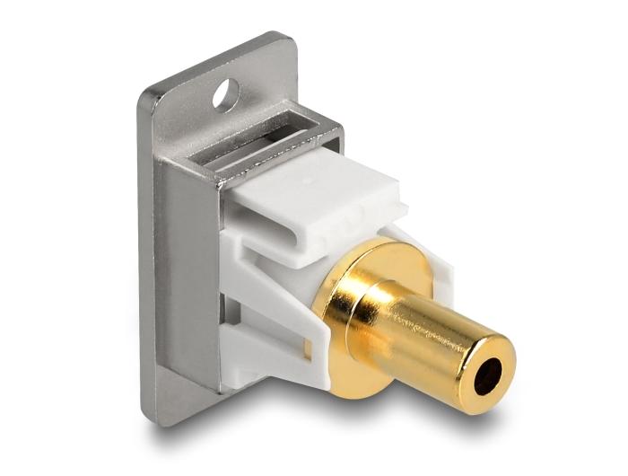 Delock Panel Mount Jack 3,5 mm 3-broches vers Jack 3,5 mm 3-broches