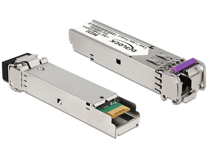 Delock SFP Module 1000Base-BX SM TX 1490 / RX 1310 nm DDM