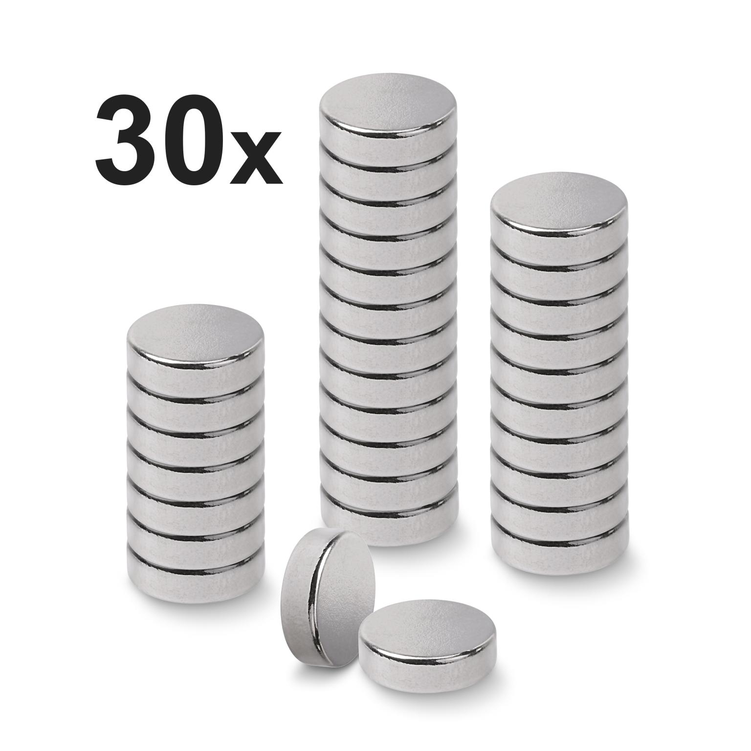 Sintron Magnetics N35 Neodymium magnetenset 30 stuks 10 x 3 mm
