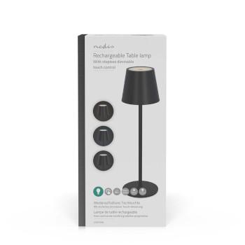 Lampe de table LED LED 1,8 W 150 lm 3000 - 6000 K Noir - Nedis